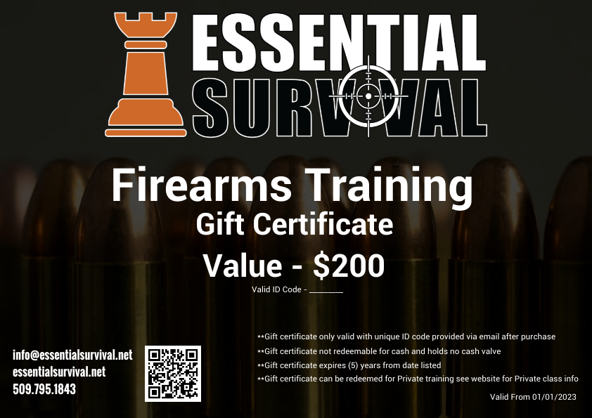 Gift Certificate for future training